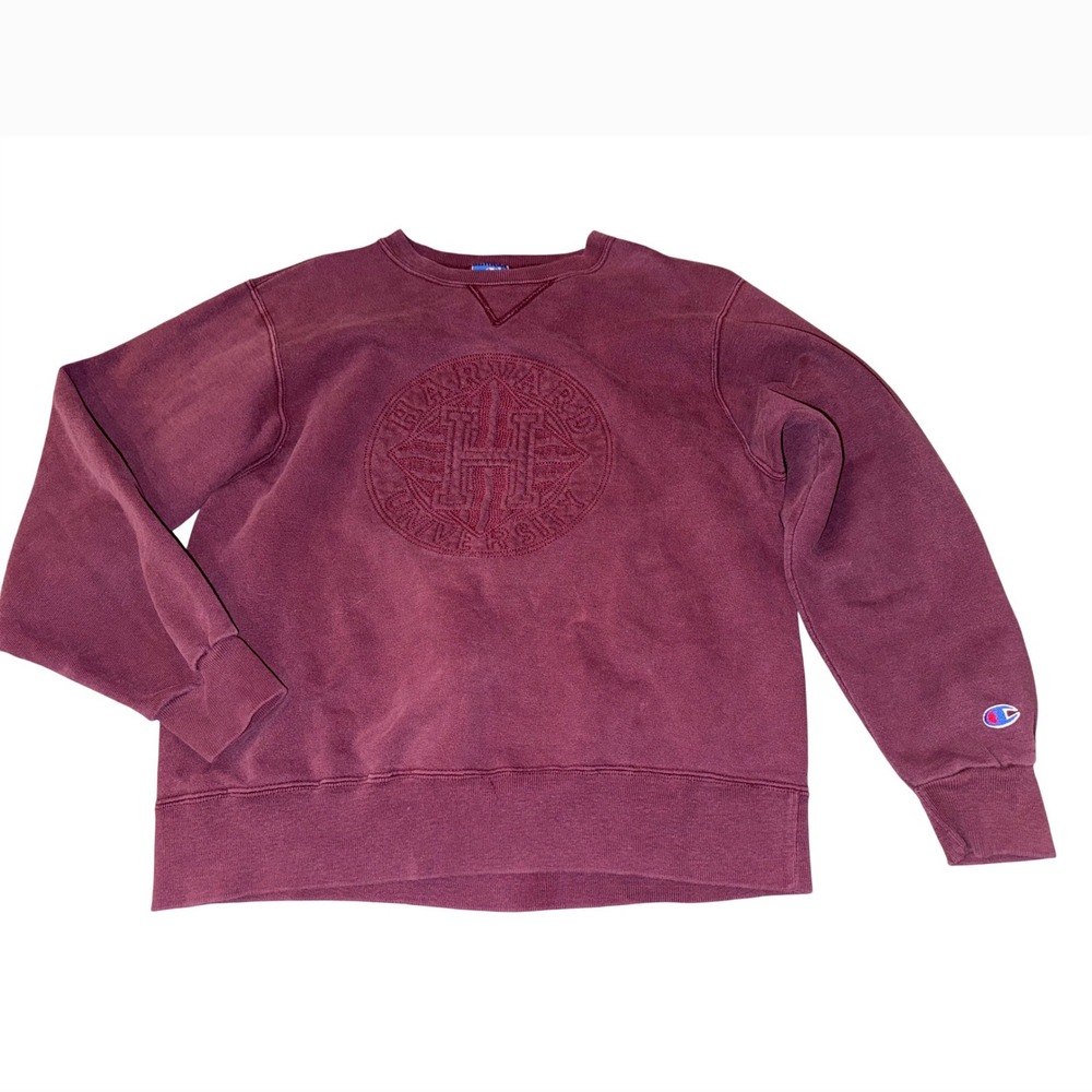 Champion Harvard University embroidered  Crewneck Sweatshirt L Made in‎ USA